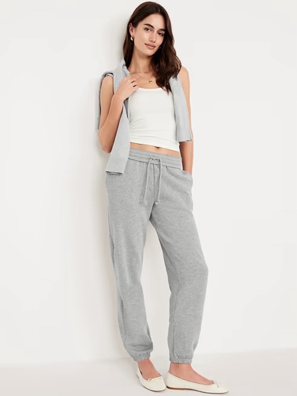 Old Navy NWT! High-Waisted Socomfy Jogger Sweatpants In Heather Grey Size XL